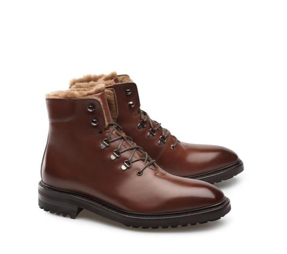 Lace-Up Boots - Grant Anil Bordo Shadow Lace-Up Boots - Grant Anil Bordo Shadow